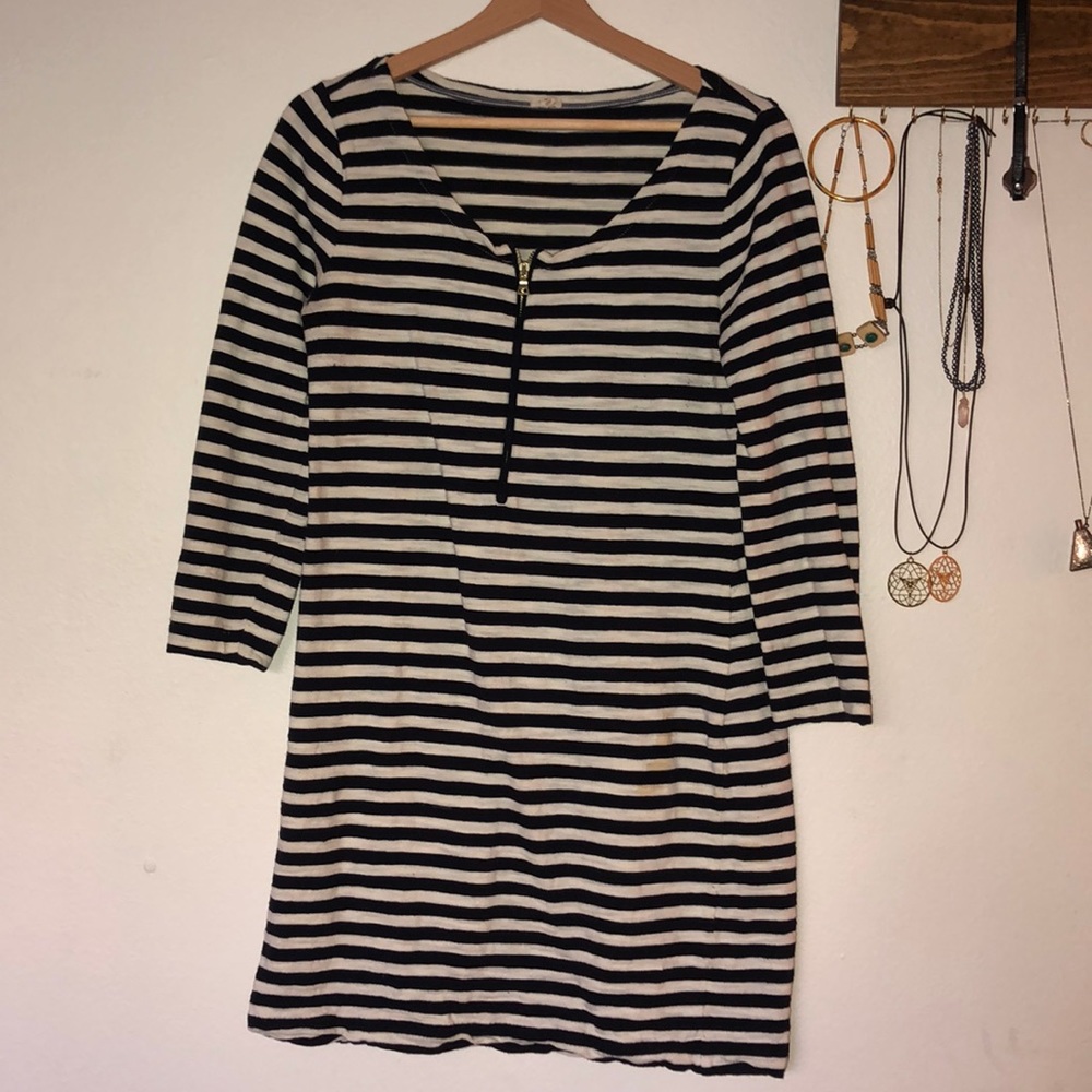 J. Crew Striped Dress